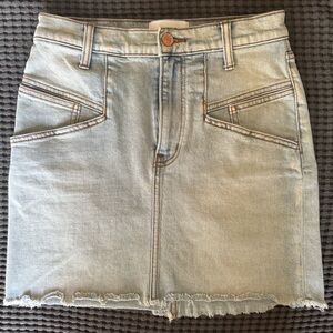 Current/Elliot 5 Pocket mini denim jean skirt size 25